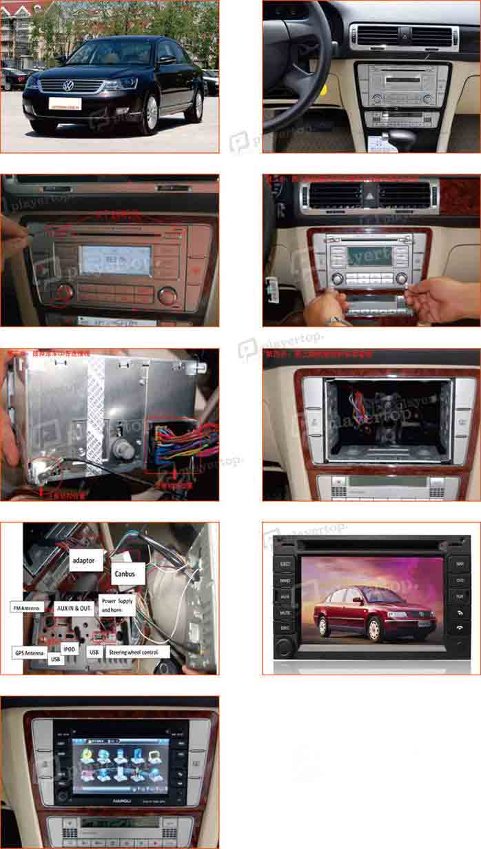 branchement autoradio volkswagen passat b5 1999 2005